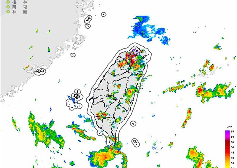 台灣新聞通訊社-快訊／北北基桃宜大雷雨！新北4區急發淹水警戒　15縣市大雨特報