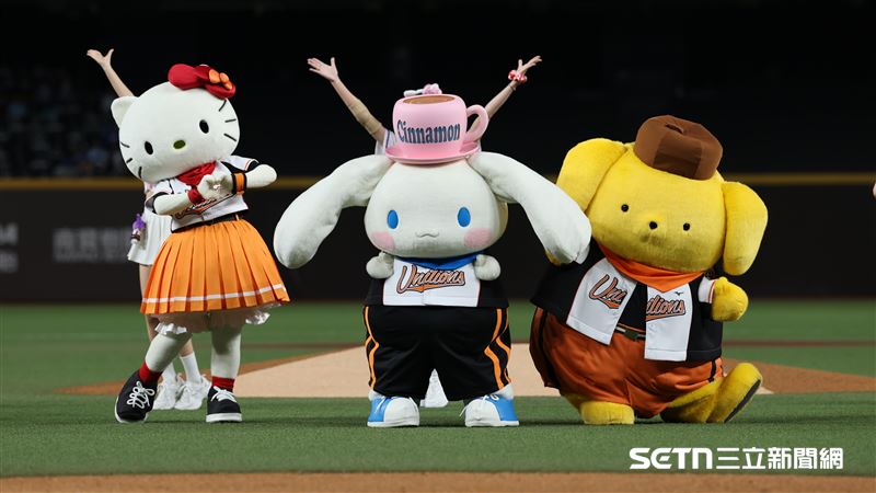 台灣新聞通訊社-中職／三麗鷗帶動票房！統一獅3戰破5萬6千人進場　共進帳9000萬