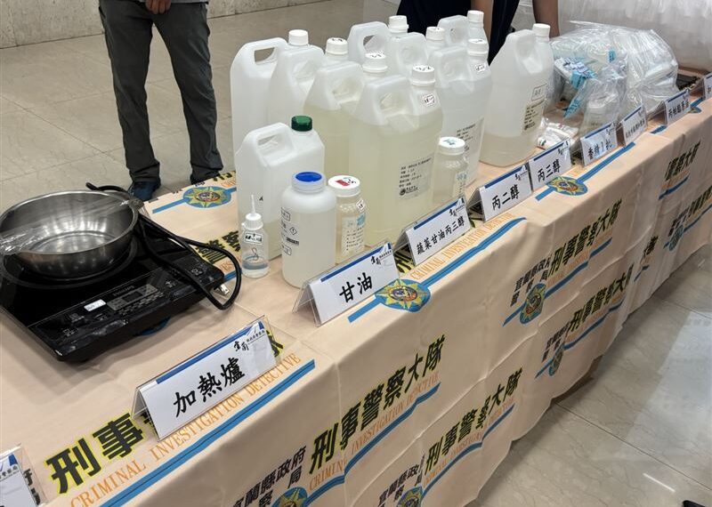 台灣新聞通訊社-安居專案雷霆掃蕩!掃出「2225名毒蟲」破百座工廠瓦解 最新數據曝光