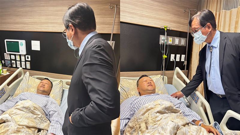 台灣新聞通訊社-警所長遭毒駕輾斷雙腿現況曝！林世賢親慰問：一定追蹤到底