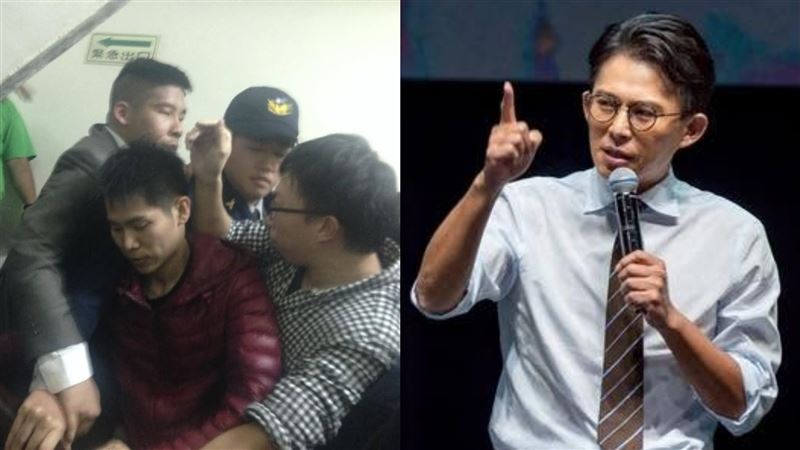 台灣新聞通訊社-批黃國昌說謊成性！作家PO圖還原318　驚見蔡英文、陳其邁全入鏡