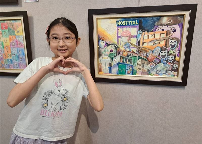 台灣新聞通訊社-總統教育獎／5歲就罹癌！她手打點滴邊作畫「不放棄自學」成最強鬥士