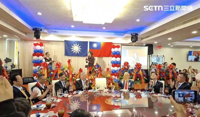 台灣新聞通訊社-不只中共統戰官員!鄭麗文僑宴再爆統促會長在場 國民黨:勿捕風捉影