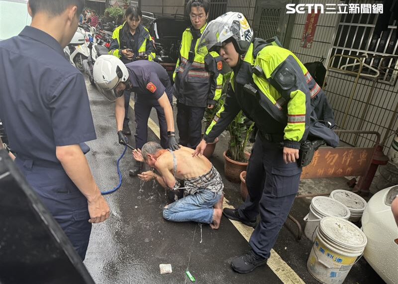 台灣新聞通訊社-快訊/板橋黑賓士「毒駕拒檢」撞警!警連開8槍逮人…車內查獲毒品