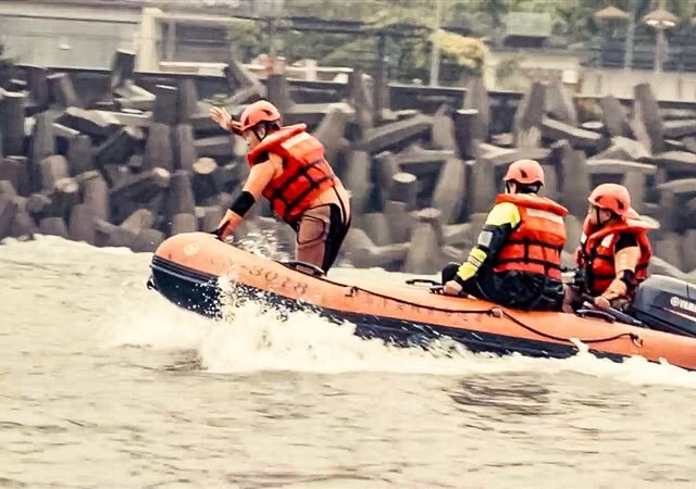 台灣新聞通訊社-米克拉颱風強降雨襲臺　管碧玲下令海巡全面救災