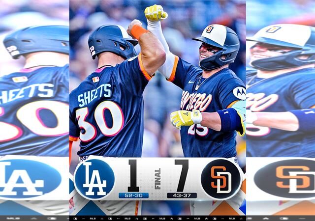 台灣新聞通訊社-MLB／佐佐木朗希4局6四死球本季最慘　挨他3分砲還砸他！道奇遭教士痛宰