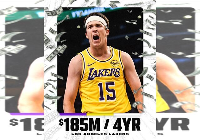 台灣新聞通訊社-NBA／湖人4年1.85億美元留人　里夫斯寫NBA落選球員史上最高薪紀錄