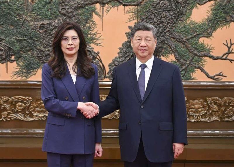 台灣新聞通訊社-酸鄭麗文為習近平「柔軟大手」花國庫千萬追星 林俊憲提「超值建議」