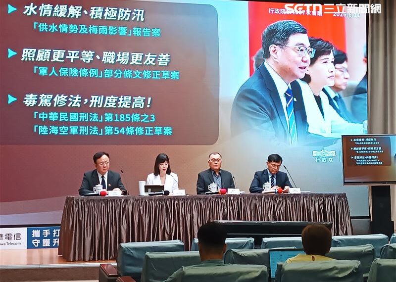 台灣新聞通訊社-行政院拍板《軍人保險條例》修正 軍人育兒留停津貼升級「6+3」