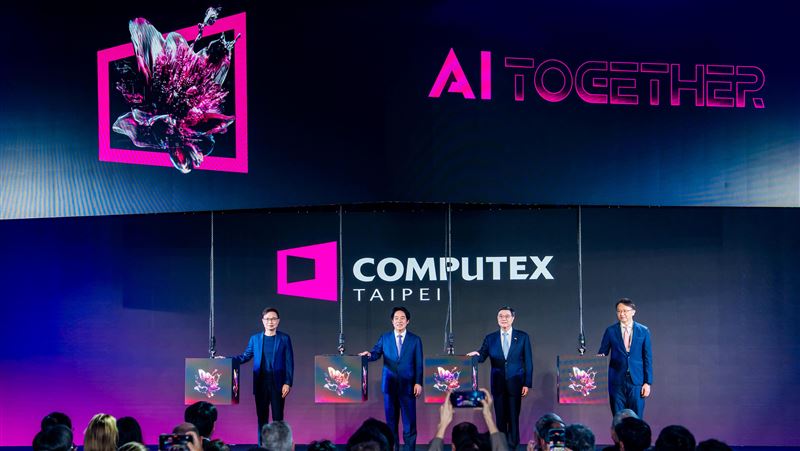 台灣新聞通訊社-史上最大COMPUTEX！6千攤AI供應鏈都來了　全球科技瘋台北
