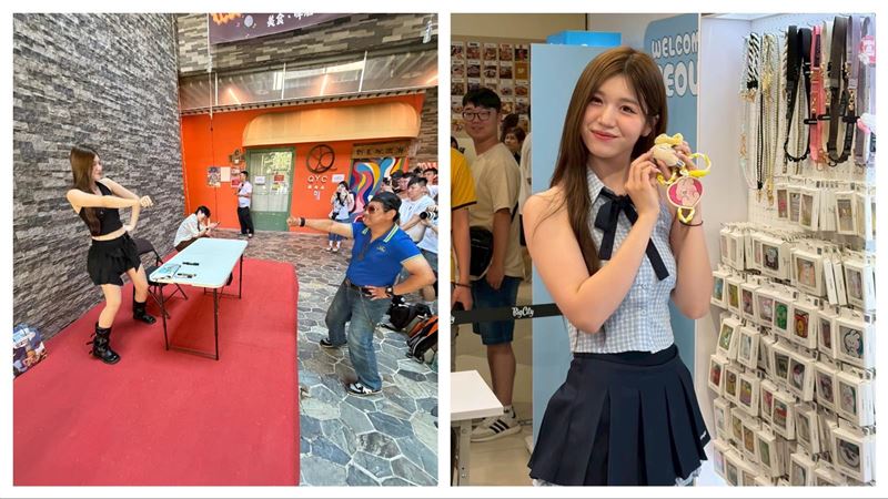 台灣新聞通訊社-KBO／KT巫師金珉智沒在台灣發展卻有高人氣　來台2天跑3場商演