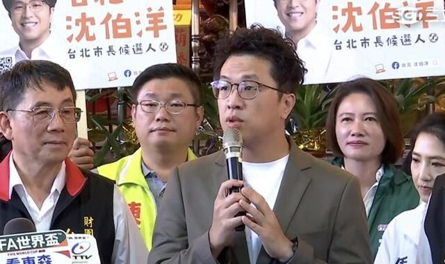 台灣新聞通訊社-蔣萬安避談鄭麗文站台？沈伯洋質疑兩人立場一致：軍購與雙城論壇都同調