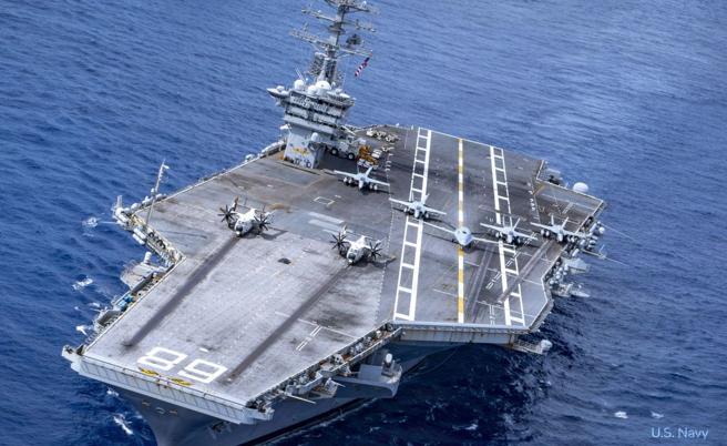 台灣新聞通訊社-MQ-25A「魟魚無人加油機」登「尼米茲號」 揭美艦載機聯隊未來樣貌