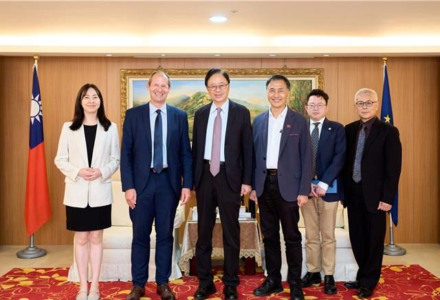 台灣新聞通訊社-張善政會晤歐盟代表！推「航空城、AI產業」促城市外交