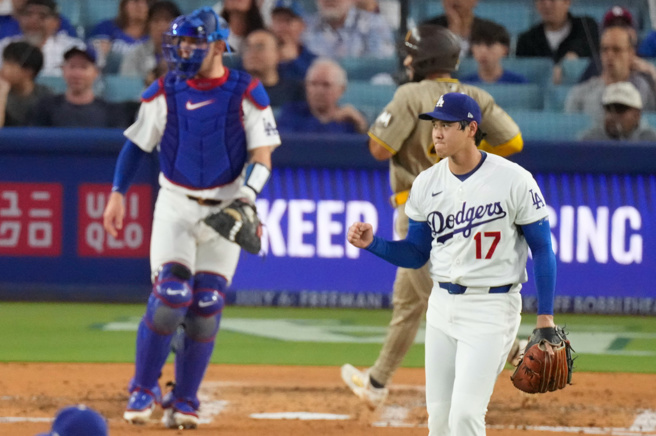 台灣新聞通訊社-MLB》大谷6局好投險吞敗 道奇隊友滿貫轟逆轉勝