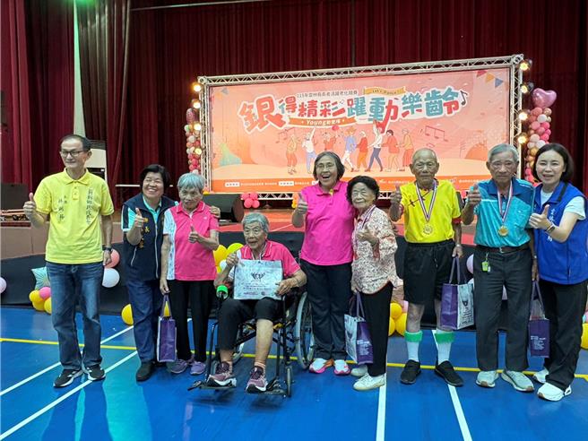 台灣新聞通訊社-手腳靈活像活龍!雲林5位90歲阿公阿嬤尬舞:要活就要動