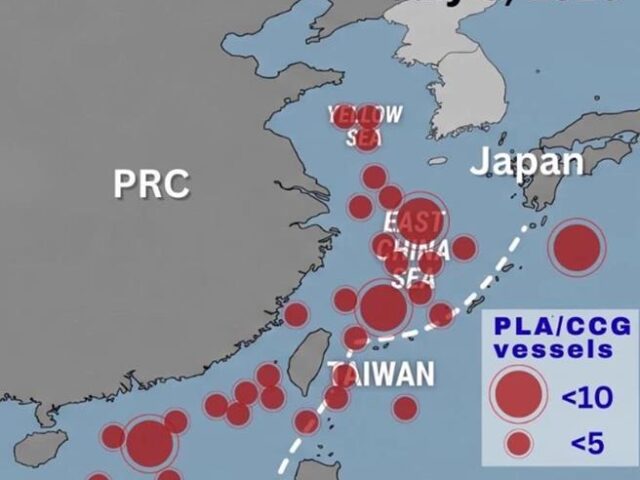 台灣新聞通訊社-吳釗燮曝共軍沿第一島鏈活動分布 學者：常態性試探美軍防衛反應