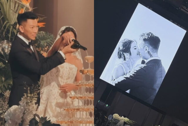 台灣新聞通訊社-瘦子台北補辦婚禮星光爆棚！邱澤、林志穎全都來了