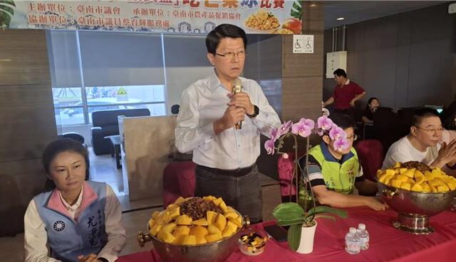 台灣新聞通訊社-芒果豐收卻賺嘸？謝龍介質疑外銷口號「攏係假」 農民賺嘸錢