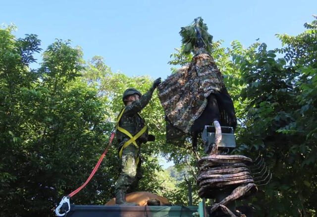 台灣新聞通訊社-陸軍飛訓部通資連通信開設演練  展現臨戰應變能力