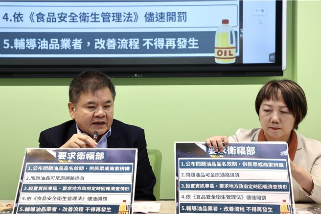 台灣新聞通訊社-食藥署皮要繃緊了 民進黨團今提5點要求強調資訊透明
