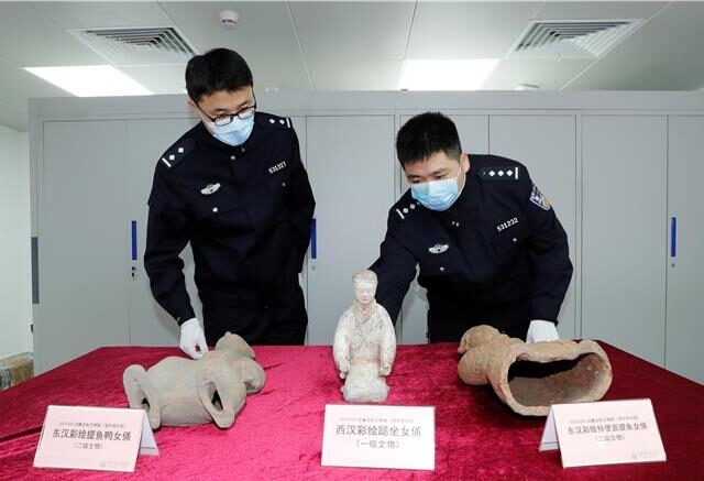 台灣新聞通訊社-「雲鴞行動」大有斬獲  陸追繳涉案文物達2700餘件