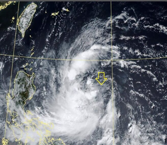 台灣新聞通訊社-準紅霞颱風靠近「2地大雨下到發紫」 鄭明典：未來發展稍趨有利