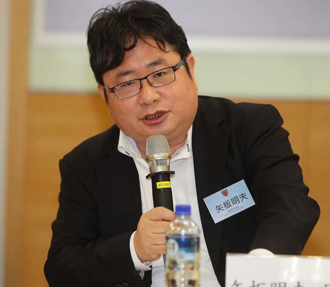 台灣新聞通訊社-港籍男子襲擊矢板明夫遭逮 媒體人預言他下場