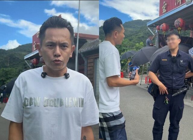 台灣新聞通訊社-網紅AJ哥直播大唱「我在玄濟宮走九遍」遭報警 網諷：警察好可憐