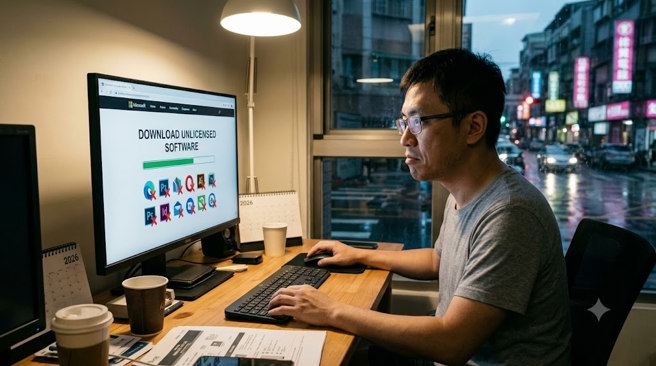 台灣新聞通訊社-傻眼!想省錢下載盜版軟體 外銷業務挨告判刑4月