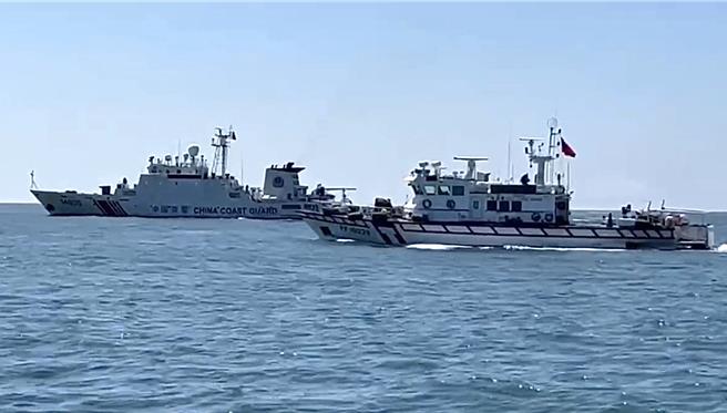 台灣新聞通訊社-大陸海警不防颱卻擾金門 海巡斥:不理性也不專業