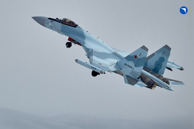 台灣新聞通訊社-烏克蘭擊落第9架俄軍Su-35S戰機 俄方證實飛行員彈射