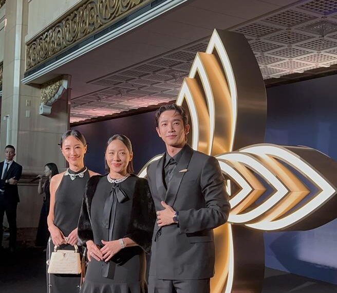 台灣新聞通訊社-劉以豪迎40歲喊「我都還健在」!關穎戴6千萬珠寶笑虧「還好」
