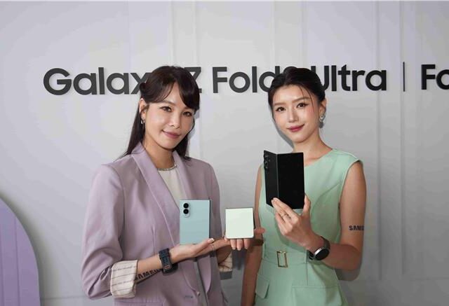 台灣新聞通訊社-三星摺疊機售價、上市日期曝 買手機有機會見到金宣虎、IVE