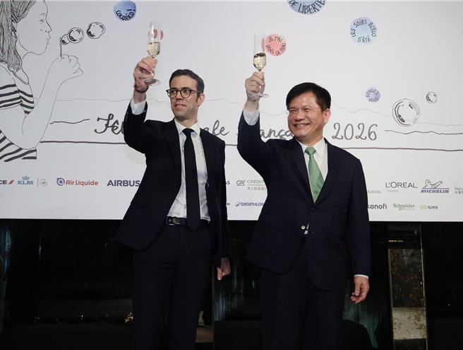 台灣新聞通訊社-法國駐台代表龍燁將離任 林佳龍曝台法合作新進展