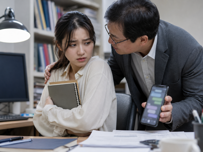 台灣新聞通訊社-從漂亮寶貝喊到性感大美女! 色教授越界撩2女丟教職