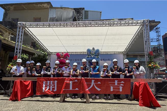 台灣新聞通訊社-苗栗後龍1號糧倉修復啟動 斥近3000萬元再現日據風華