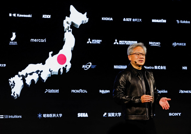台灣新聞通訊社-輝達日本布局再擴大 結盟4大工業巨頭 黃仁勳串起半導體供應鏈