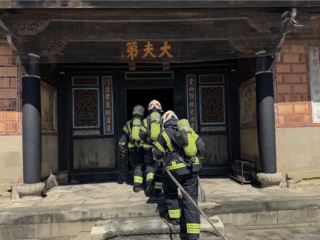 台灣新聞通訊社-守護二級古蹟李騰芳古宅！大溪消防強化古蹟火災應變量能