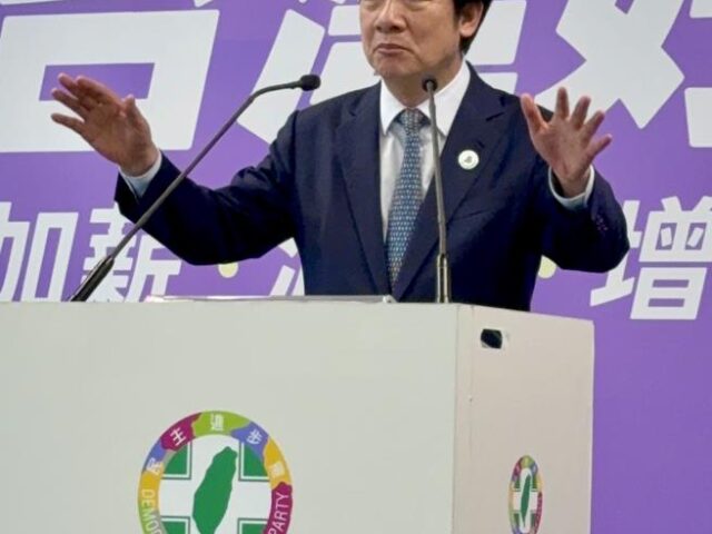 台灣新聞通訊社-因應年底選戰 賴清德宣布：8／3行動中常會台中登場
