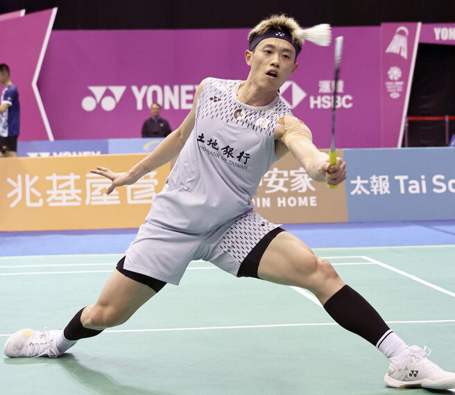 台灣新聞通訊社-台北公開賽》擊退奧運銅牌 林俊易幸運項鍊不離身
