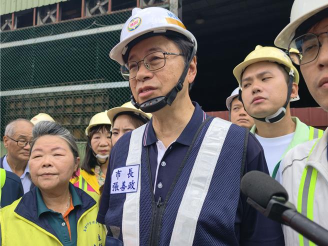 台灣新聞通訊社-被追問桃園無風雨放颱風假的決策 張善政直球回應媒體