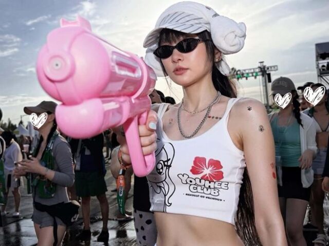 台灣新聞通訊社-謝金燕飛首爾「玩水炸彈」秀濕身照　被韓國小鮮肉搭訕邀進包廂