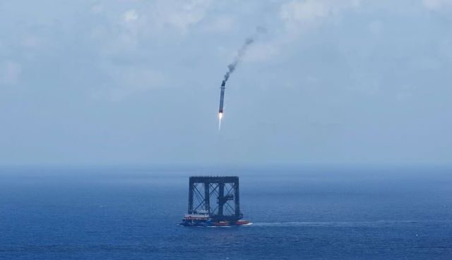 台灣新聞通訊社-影》長征十號乙網系回收成功！陸已掌握可回收火箭技術