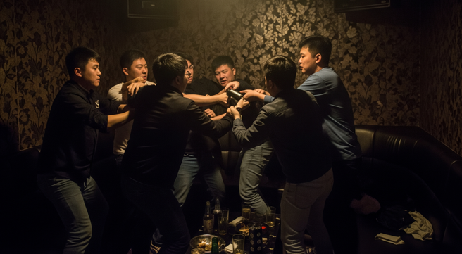 台灣新聞通訊社-KTV包廂變刑場！「烏鴉」熱熔膠條狂抽2男 法官輕判6月