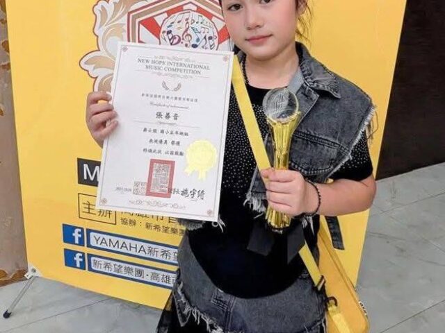台灣新聞通訊社-逆境敲出生命節奏 高雄鼓手女孩奪2026總統教育獎