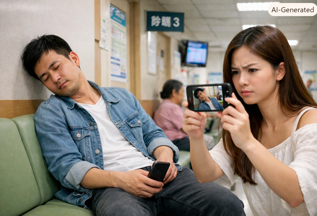 台灣新聞通訊社-醫院偷拍疑雲！正妹發文公審「大翻車」　當事人出面駁斥