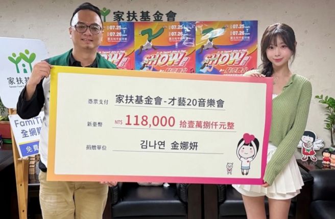 台灣新聞通訊社-韓啦女神突捐11萬給台灣！背後原因曝光：想成為照亮別人的光