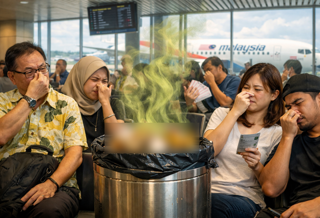 台灣新聞通訊社-機場臭翻天！竟是無恥家長「做了這件事」　網砲轟：太離譜了