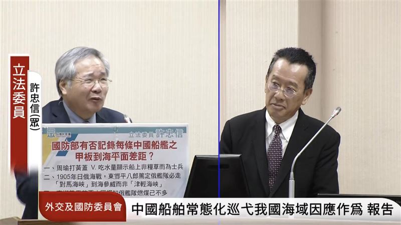 台灣新聞通訊社-拿沈一鳴殉職開地獄梗!許忠信笑稱「沒想到掉下來」惹眾怒 本人道歉了